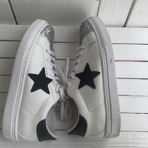 Steve Madden Tanner Glitter Sneaker